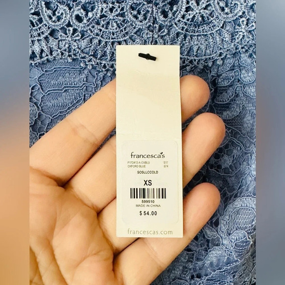 Francesca’s Off the Shoulder Lace Dress - NWT - Size XS - Picture 13 of 13